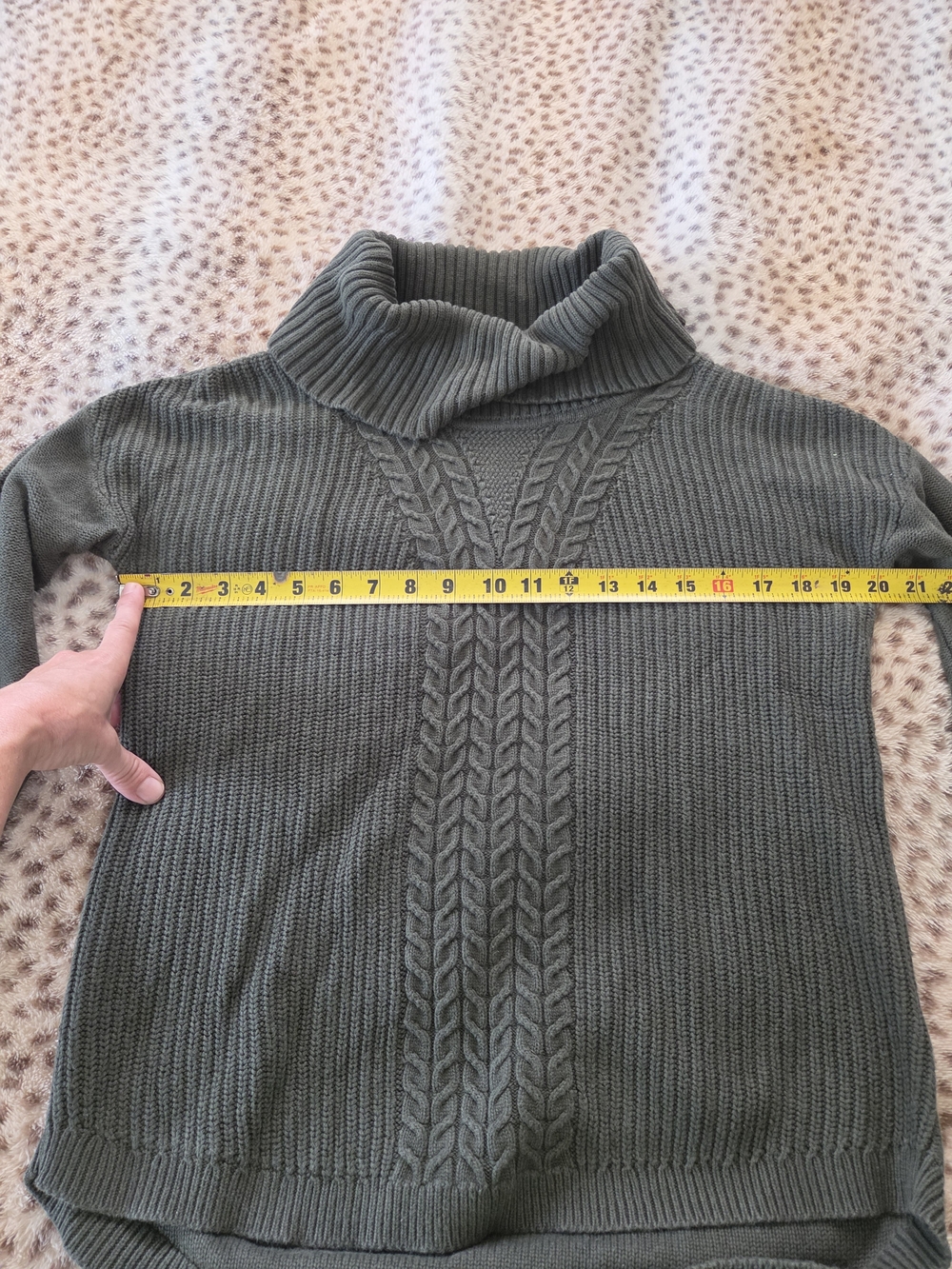 Banana Republic Cable-Knit Turtleneck Sweater - Gray - Picture 5 of 10